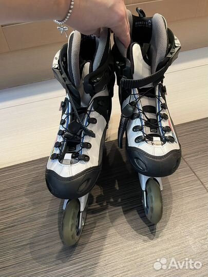 Роликовые коньки Salomon размер 40, сумка, защита
