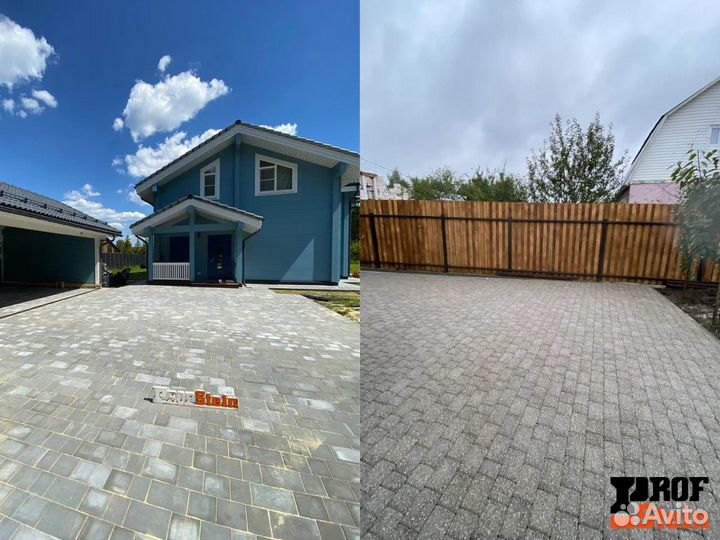 Тротуарная плитка Бордюры Монтаж