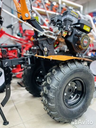 Мотоблок 4х-Скоростной GX/340+Косилка»Заря»Ротор