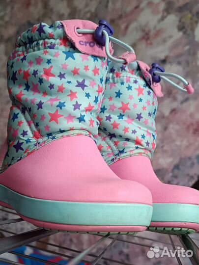 Сапоги Crocs на девочку