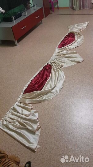 Шторы с ламбрикеном бу