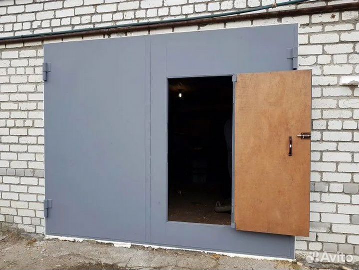 Ворота гаражные металлические