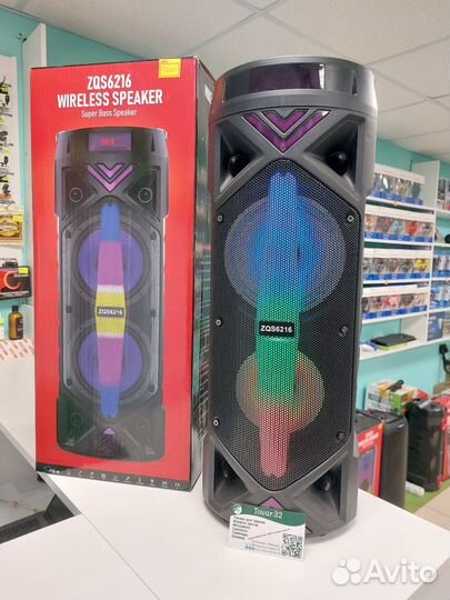 Уличная колонка портативная. 5 часов заряда