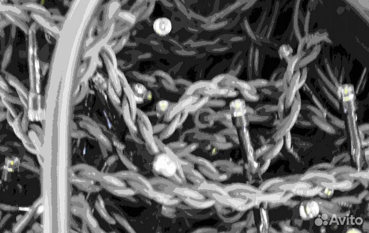 Гирлянда бахрома 25м