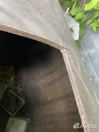 Бочка металлическая из трубы 820