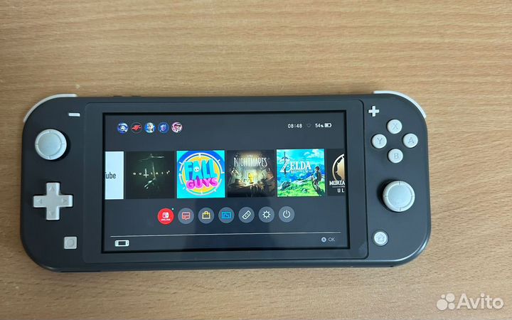 Nintendo switch lite с играми