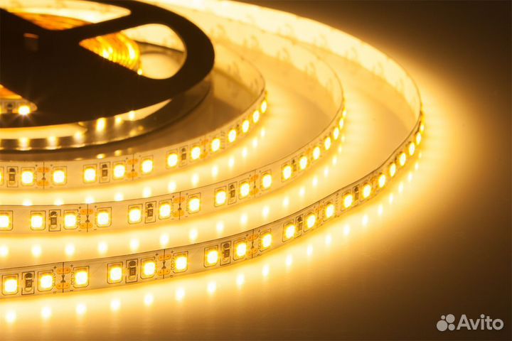 Лента светодиодная ELF 600SMD 2835,12В,IP33 белая