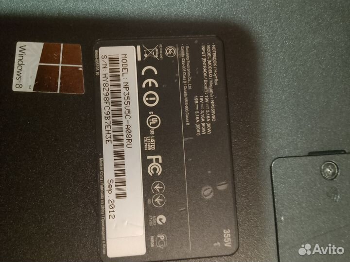 Ноутбук Samsung np355v5c-a08ru
