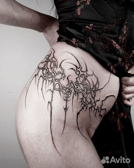 Тату неотрайбл киберсигилизм