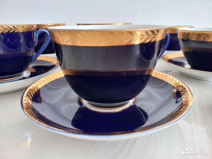 Чайные пары лфз СССР Кобальт