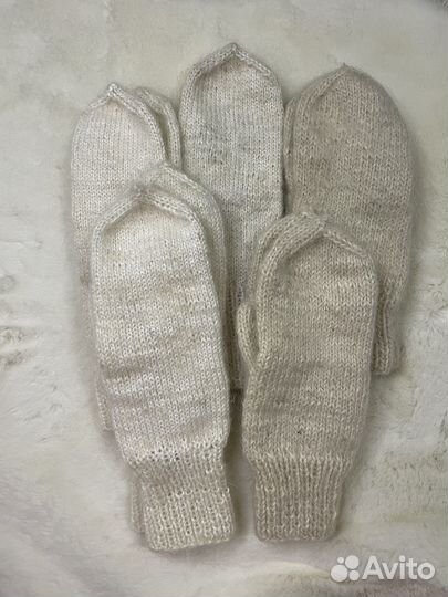 Варежки пух норки варежки из козьего пуха