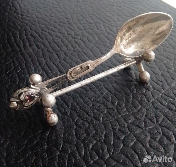 Антикварная подставка для столовых приборов. Клейм