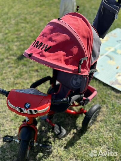 Детский велосипед с родительской ручкой