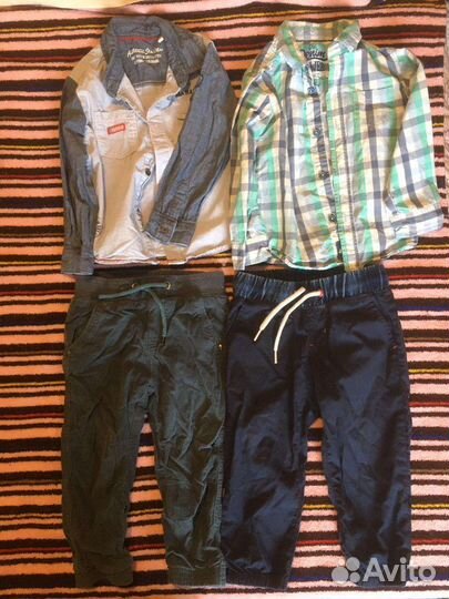 Пакет вещей для мальчика 86см