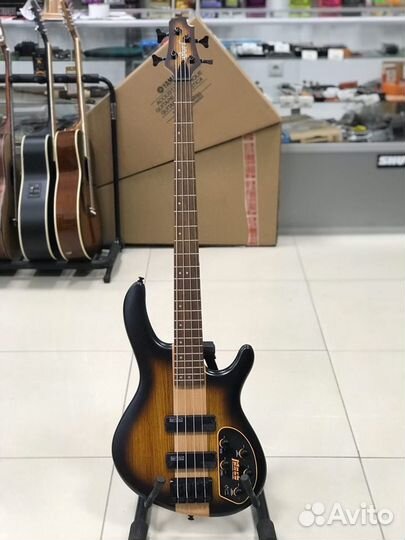 Cort C4-Plus-zbmh-otab Бас-гитара, табако санберст
