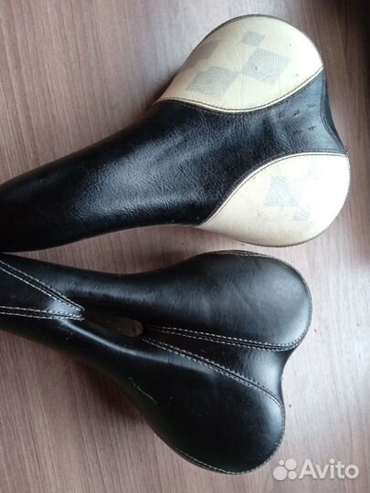 Седло для велосипеда кожаное