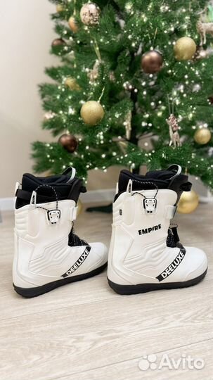 Ботинки для сноуборда Deeluxe Empire CTF белые