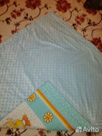 Детский плед-одеяло двусторонний