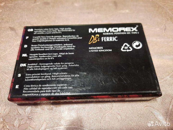 Аудио кассета memorex DBx Ferric 90 запечатанная