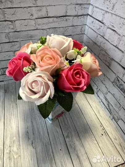 Мыльные розы. Подарок на 8 Марта