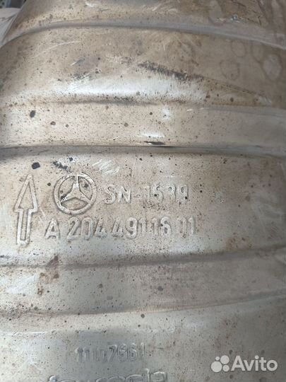 Глушитель mercedes W204 OM651