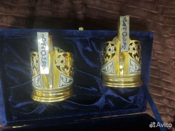 Подстаканники 2 шт. Монеы разные