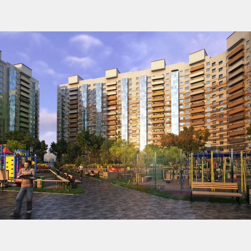 2-к. квартира, 76,4 м², 5/17 эт.