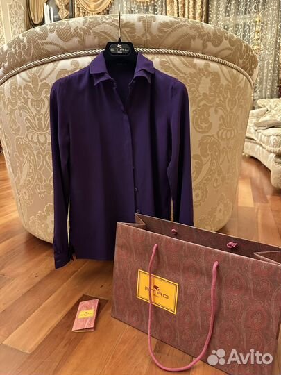 Блузка Etro р.40, 100% шелк