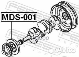 Шкив коленвала 4d56 MDS001 Febest