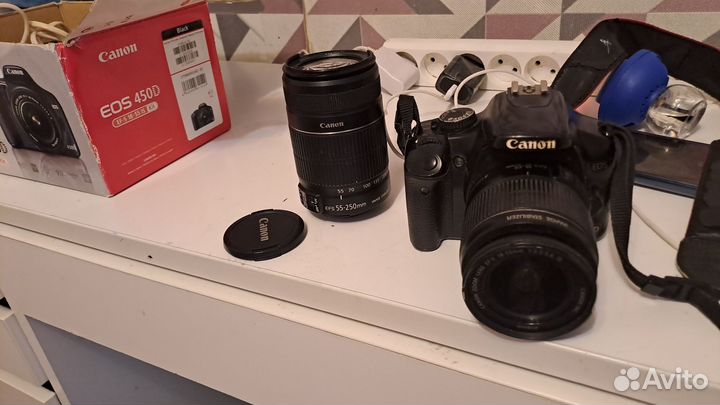Canon 450d с 2 объективами