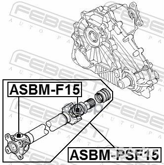 Крестовина карданного вала 24X56 asbmf15 Febest