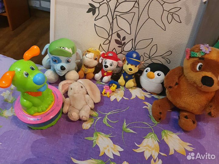 Щенячий патруль,мягкие игрушки