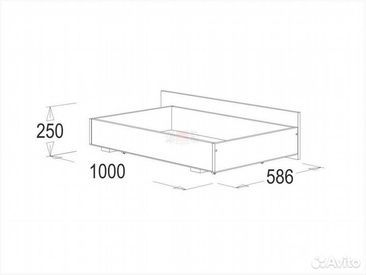 Кровать двойная Ольга 1 H Фант