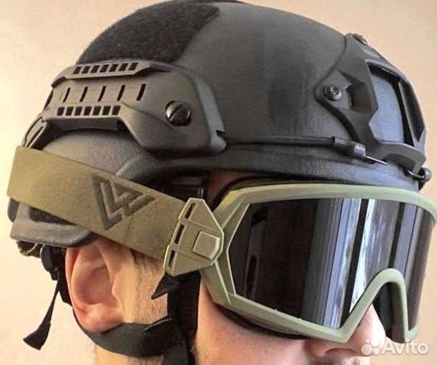 Очки защитные противоосколочные / для любых шлемов