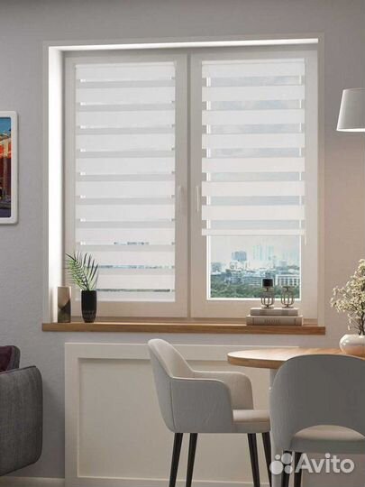 Рулонные шторы 2в1 на заказ