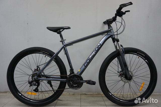 Велосипед Алюминиевый серый 27.5 пром дисковые тор