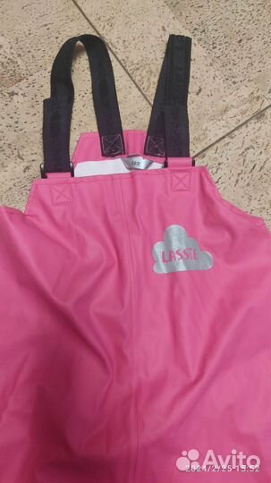 Демисезонный прорезиненный полукомбинезон, 122