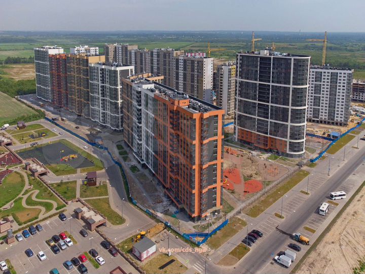 2-к. квартира, 53,4 м², 5/20 эт.
