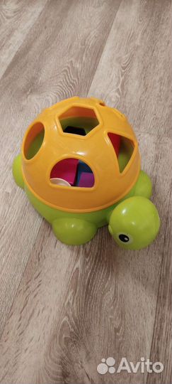 Сортер Веселая черепашка с формочками