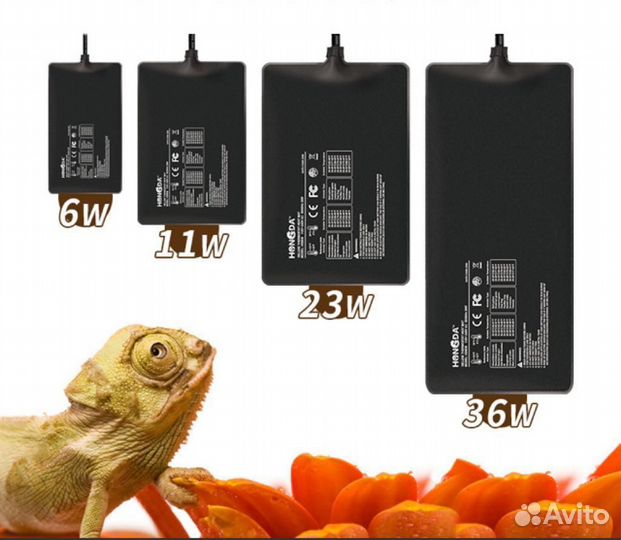 Термоковрик для рептилий с влагозащитой