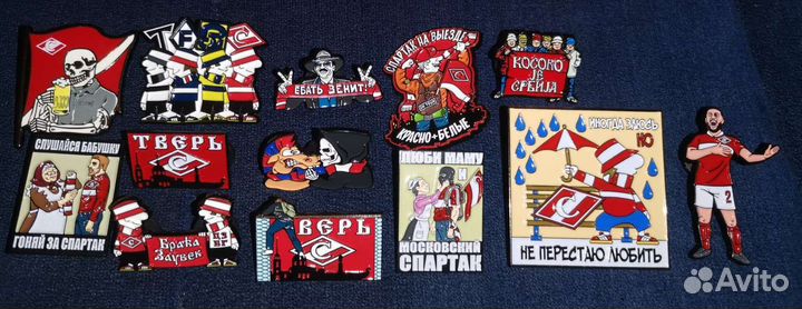 Значки, знаки Спартак, Зенит, цска, Динамо, stone