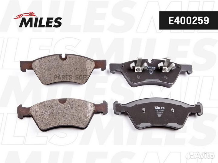 Miles E400259 Колодки тормозные mercedes W164 (ML)