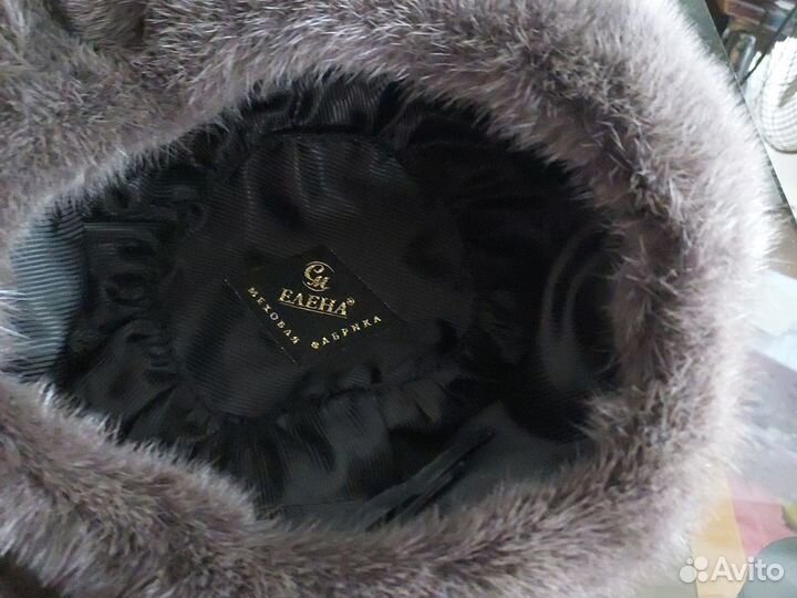 Берет женский норковый