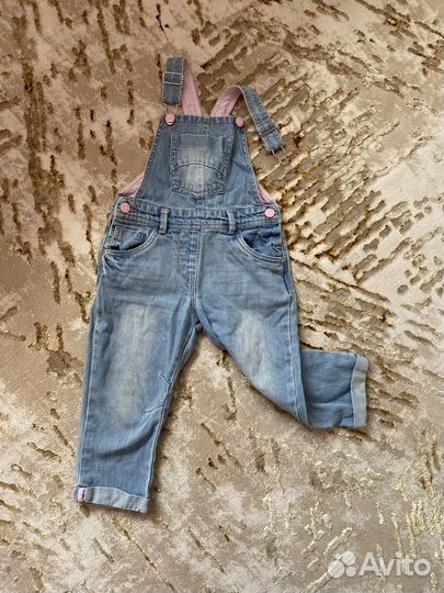 Джинсовый комбинезон