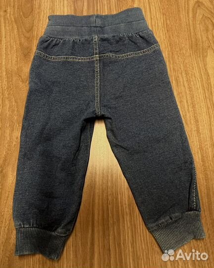 Джинсы трикотажные chicco 68 см