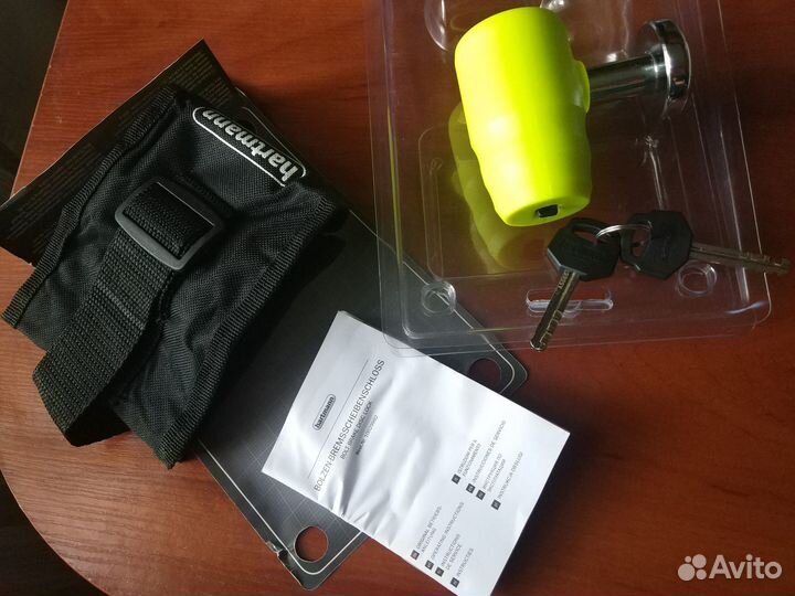 Замок на тормозной диск hartmann bolt disk lock