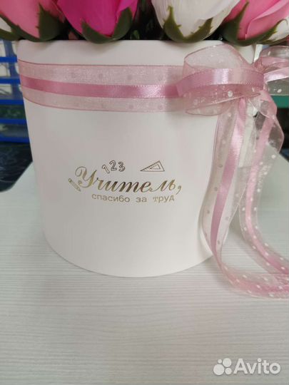 Букет из мыльных роз, подарок Учителю