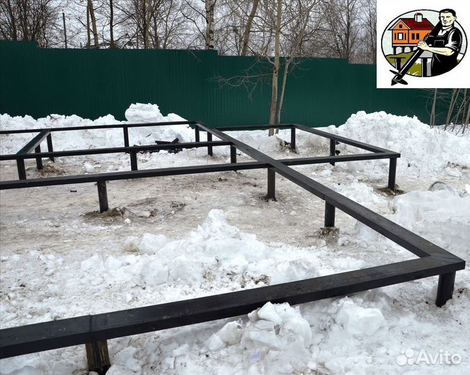 Свайный фундамент / Винтовые сваи под ключ