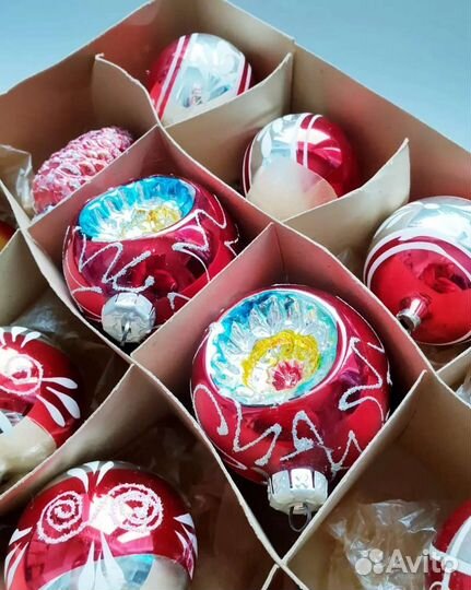 Набор елочных игрушек гдр