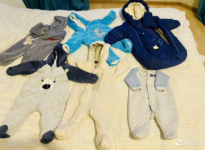 Вещи пакетом на мальчика от 3 до 6 мес